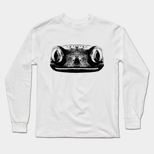 Frog Face looks like a Gecko Long Sleeve T-Shirt